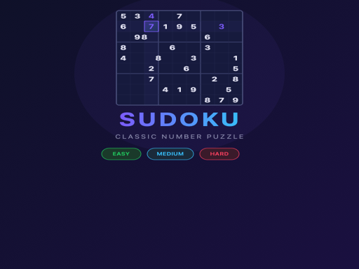 Sudoku number puzzle